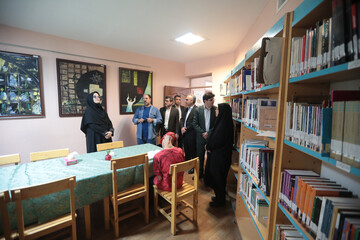 بازدید از کتابخانه عمومی شهید مطهری مهریز