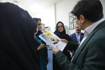 بازدید از کتابخانه مرکزی یزد