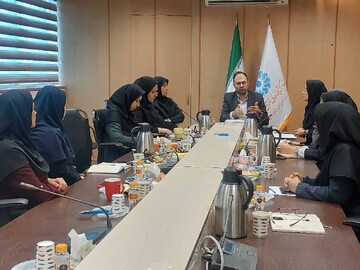 جلسه هماهنگی معاونت امور کتابخانه ها و همکاری ها در سالن جلسات اداره کل