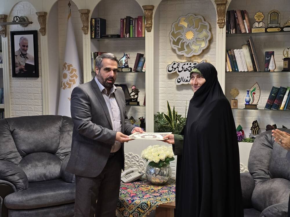 معارفه مرضیه فلاح کردآبادی بهعنوان سرپرست ادارهکل کتابخانههای عمومی استان مازندران