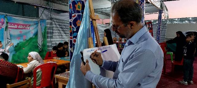هفت روز تلاش کتابداران در نمایشگاه دومین کنگره سه هزار شهید استان سمنان