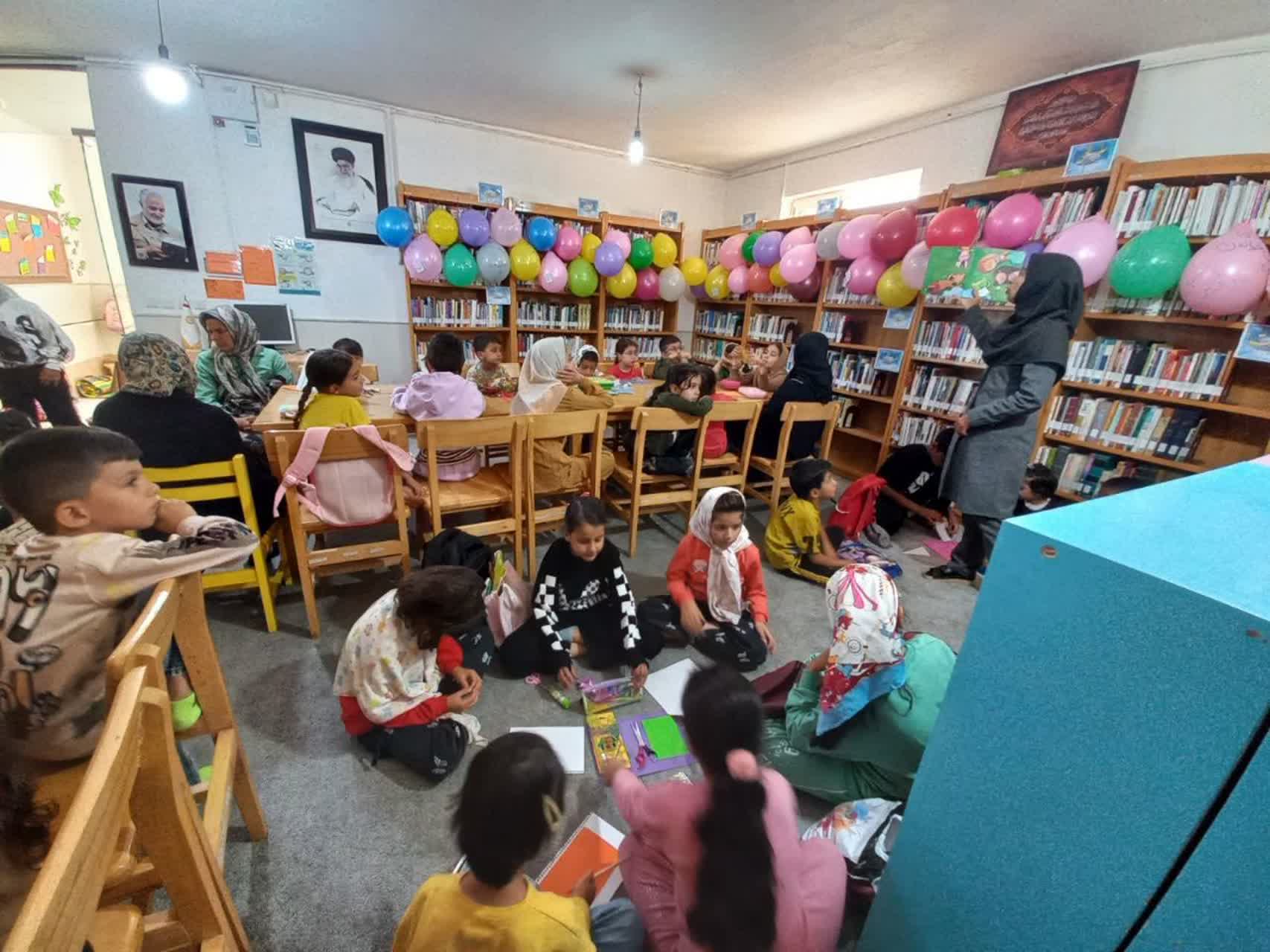 حال خوش کودکان در کتابخانههای عمومی استان مرکزی