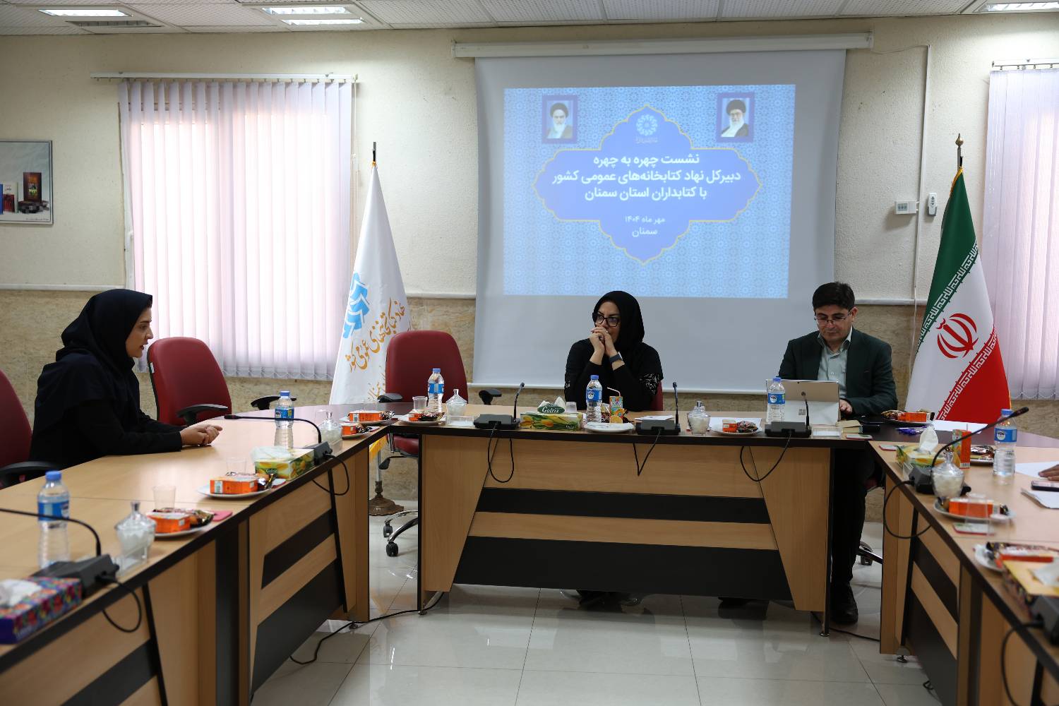 پایان چهاردهمین سفر استانی دبیرکل نهاد با دیدار کتابداران سمنانی