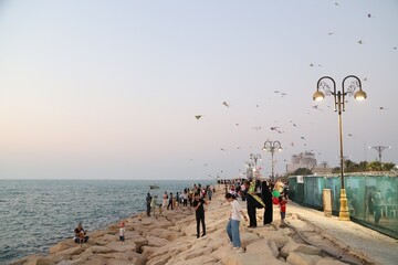 برپایی غرفه فرهنگی کتابخانه‌های عمومی بوشهر در جشن پرواز بادبادک‌ها