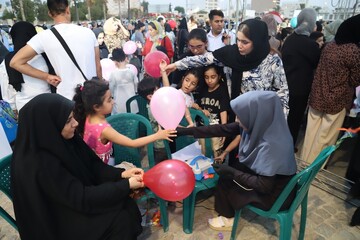 برپایی غرفه فرهنگی کتابخانه‌های عمومی بوشهر در جشن پرواز بادبادک‌ها