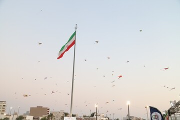 برپایی غرفه فرهنگی کتابخانه‌های عمومی بوشهر در جشن پرواز بادبادک‌ها