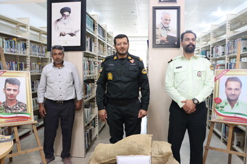 بازدید مسئول حوزه یک بسیج ادارت کل و معاون امورکتابخانه ها از کتابخانه های عمومی علامه جعفری و گنبدسبز