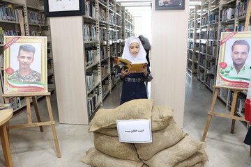 بازدید مسئول حوزه یک بسیج ادارت کل و معاون امورکتابخانه ها از کتابخانه های عمومی علامه جعفری و گنبدسبز