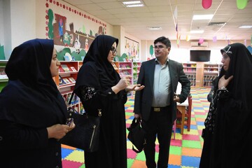 بازدید از کتابخانه مرکزی سمنان