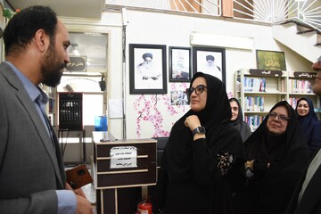 بازدید از کتابخانه شهید همتی سمنان