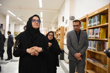 بازدید از کتابخانه کومش سمنان