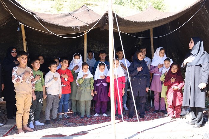 ویژهبرنامه فرهنگی کتابخانه سیار ارومیه، در منطقه مرگور برگزار شد