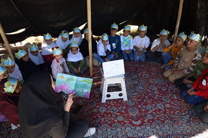 ویژهبرنامه فرهنگی کتابخانه سیار ارومیه، در منطقه مرگور برگزار شد