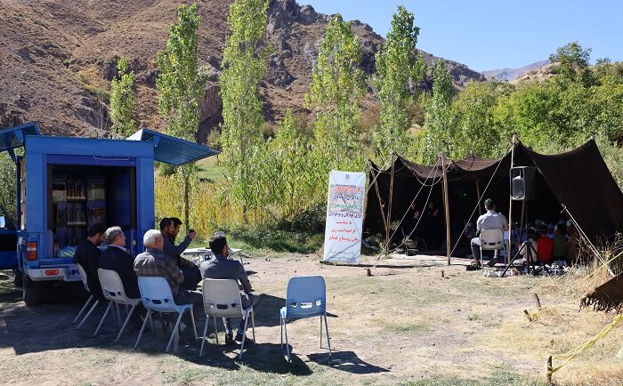 ویژهبرنامه فرهنگی کتابخانه سیار ارومیه، در منطقه مرگور برگزار شد