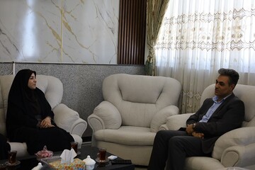 دیدار مدیرکل کتابخانه‌های عمومی آذربایجان‌غربی با رئیس دانشگاه آزاد اسلامی استان