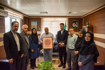 دیدار سرپرست کتابخانه ها با فرماندار قصرشیرین