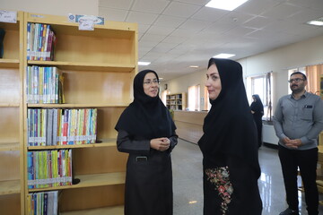 بازدید از کتابخانه فرهنگسرای ولایت همدان