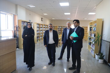 بازدید از کتابخانه فرهنگسرای ولایت همدان
