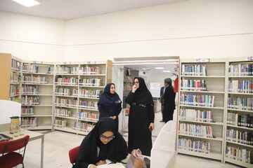 بازدید از کتابخانه فرهنگیان همدان