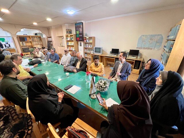 جلسه نابینایان