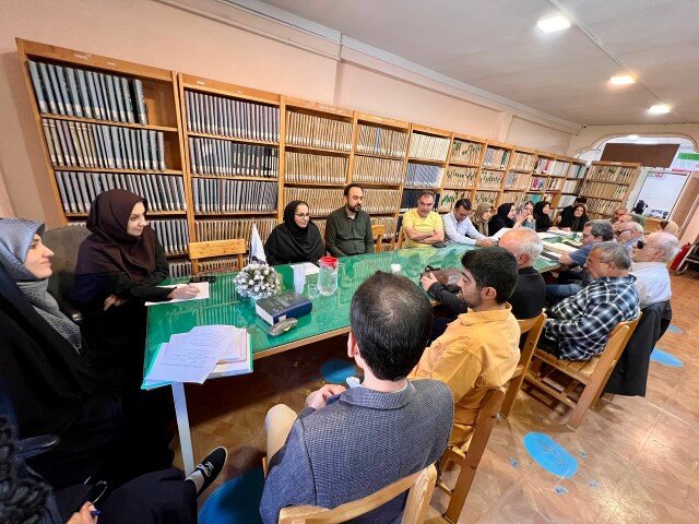 جلسه نابینایان قزوین