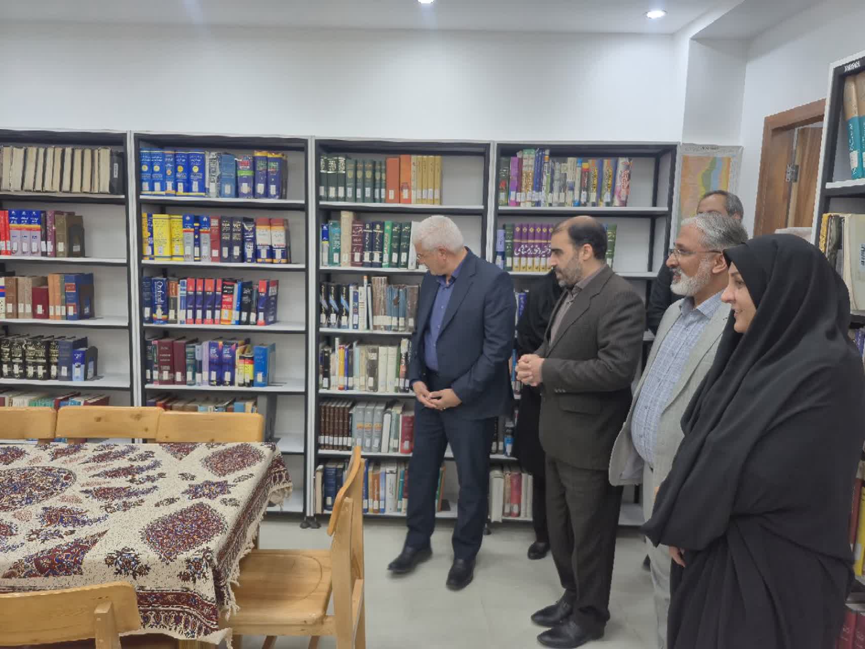 بخش جدید کتابخانه سعیدی بیرجند و تالار کتاب و گفتوگو افتتاح شد