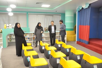 بازدید مدیرکل دفتر امور اجتماعی و فرهنگی استانداری گیلان از کتابخانه مرکزی رشت