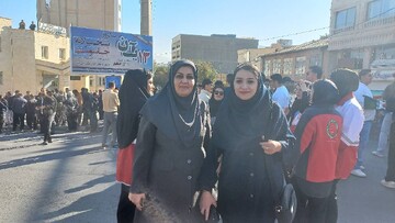 حضور کارکنان کتابخانه‌های عمومی استان آذربایجان غربی در راهپیمایی یوم الله ۱۳ آبان