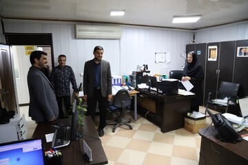 بازدید مدیرکل دفتر مرکزی حراست نهاد از کتابخانه‌های عمومی استان بوشهر