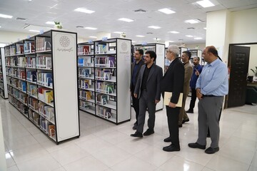بازدید مدیرکل دفتر مرکزی حراست نهاد از کتابخانه‌های عمومی استان بوشهر