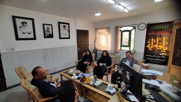 دیدار مدیر کانون پرورش فکری با سرپرست قم