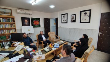 دیدار مدیر کانون پرورش فکری با سرپرست قم
