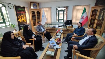 دیدار مدیر کانون پرورش فکری با سرپرست قم