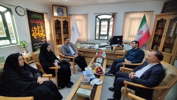 دیدار مدیر کانون پرورش فکری با سرپرست قم