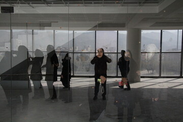 تور بازدید خبرنگاران استان مرکزی از پروژه کتابخانه مرکزی اراک