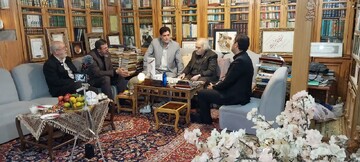 دیدار سرپرست اداره‌کل کتابخانه‌های عمومی استان و مدیرکل فرهنگ و ارشاد قم با محمدعلی مجاهدی