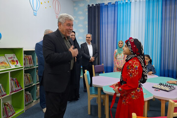 بازگشایی بخش کودک کتابخانه امیر المومنین(ع) ایوان