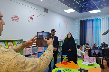 بازگشایی بخش کودک کتابخانه امیر المومنین(ع) ایوان