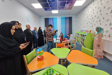 بازگشایی بخش کودک کتابخانه امیر المومنین(ع) ایوان