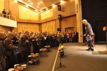 تجلیل از «سیدحسین میرمجلسی»، واقف ۳۰ هزار جلد کتاب به کتابخانه مرکزی رشت