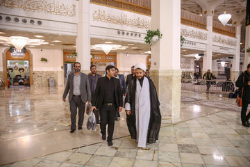 بازدید حرم مطهر قم