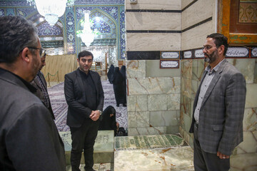 بازدید حرم مطهر قم