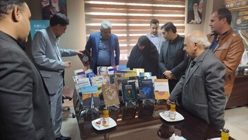 آیین رونمایی از تازه‌های نشر جهاد دانشگاهی با حضور سرپرست اداره‌کل کتابخانه‌های عمومی قم