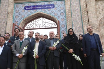 ادای احترام دبیرکل نهاد به شهدای اقتدار در گلزار شهدای اهر