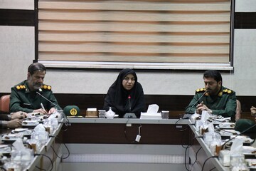 بازدید فرماندهان سپاه حضرت عباس (ع) از کتابخانه مرکزی اردبیل