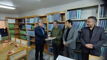 دیدار مدیرکل بهزیستی با سرپرست اداره‌کل کتابخانه های عمومی استان و بازدید از کتابخانه ی آیت الله خامنه ای
