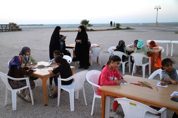 ساحل بوشهر میزبان جشن شاد کودکان به مناسبت هفته کتاب