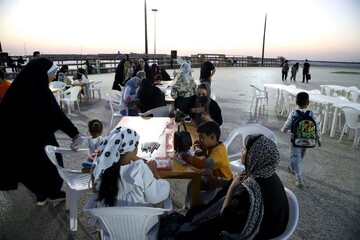 ساحل بوشهر میزبان جشن شاد کودکان به مناسبت هفته کتاب