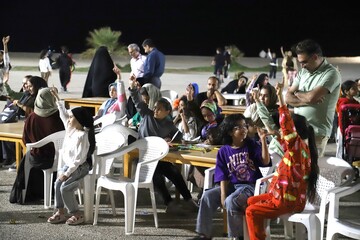 ساحل بوشهر میزبان جشن شاد کودکان به مناسبت هفته کتاب