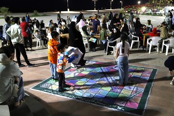 ساحل بوشهر میزبان جشن شاد کودکان به مناسبت هفته کتاب